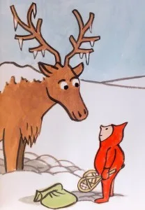 Little Santa and the Reindeer