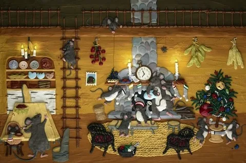 Night Before Christmas Reid detail