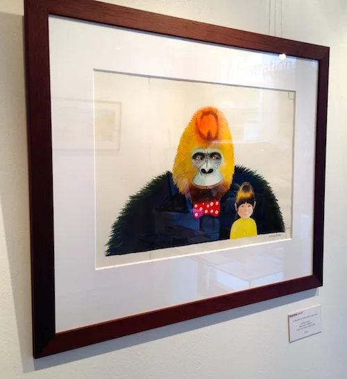 Illustration Cupboard Gorilla
