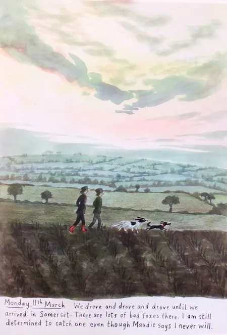 Plumdog walking